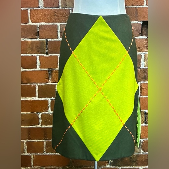 Moschino  Green Knee-Length Pencil Skirt US size 8 - Picture 3 of 14